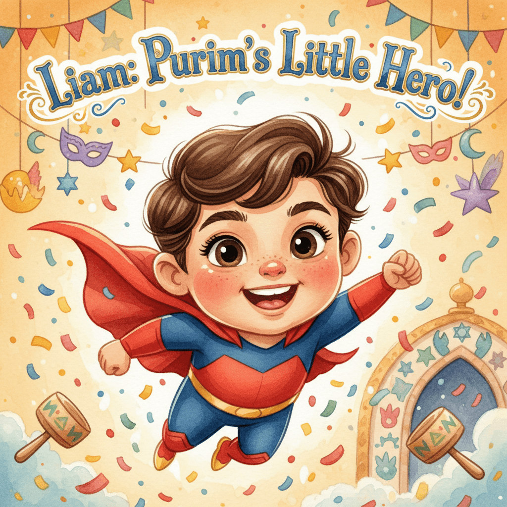 Liam: Purim's Little Hero!